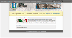 Desktop Screenshot of comune.strigno.tn.it